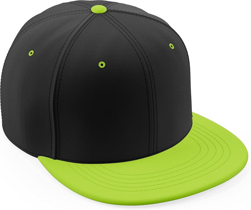 Daxton Store Classic Blank Snapback Flat Bill Visor Hat Cap One Size Adjustable Back - Image 1